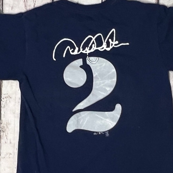 Derek Jeter New York Yankees MLB Baseball Tshirt Majestic - Picture 5 of 6